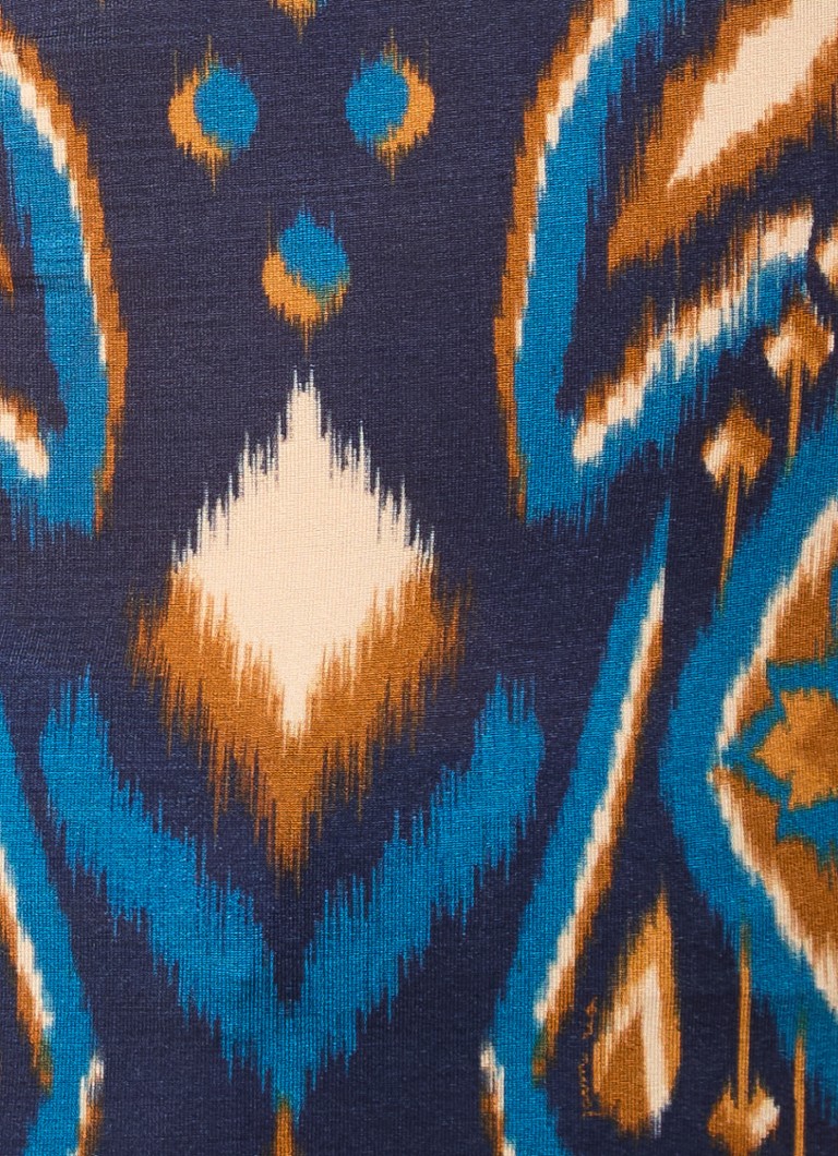 Farm Rio Ananas-Top mit Print und Stehkragen