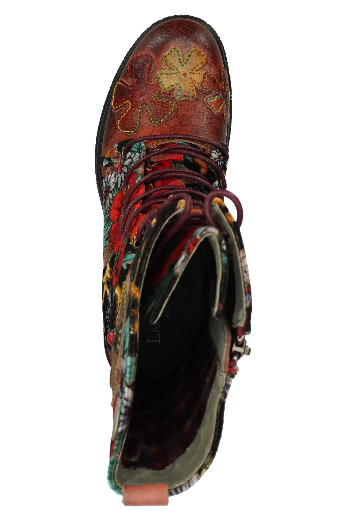 LAURA VITA  Stiefel - Rot - Blockabsatz