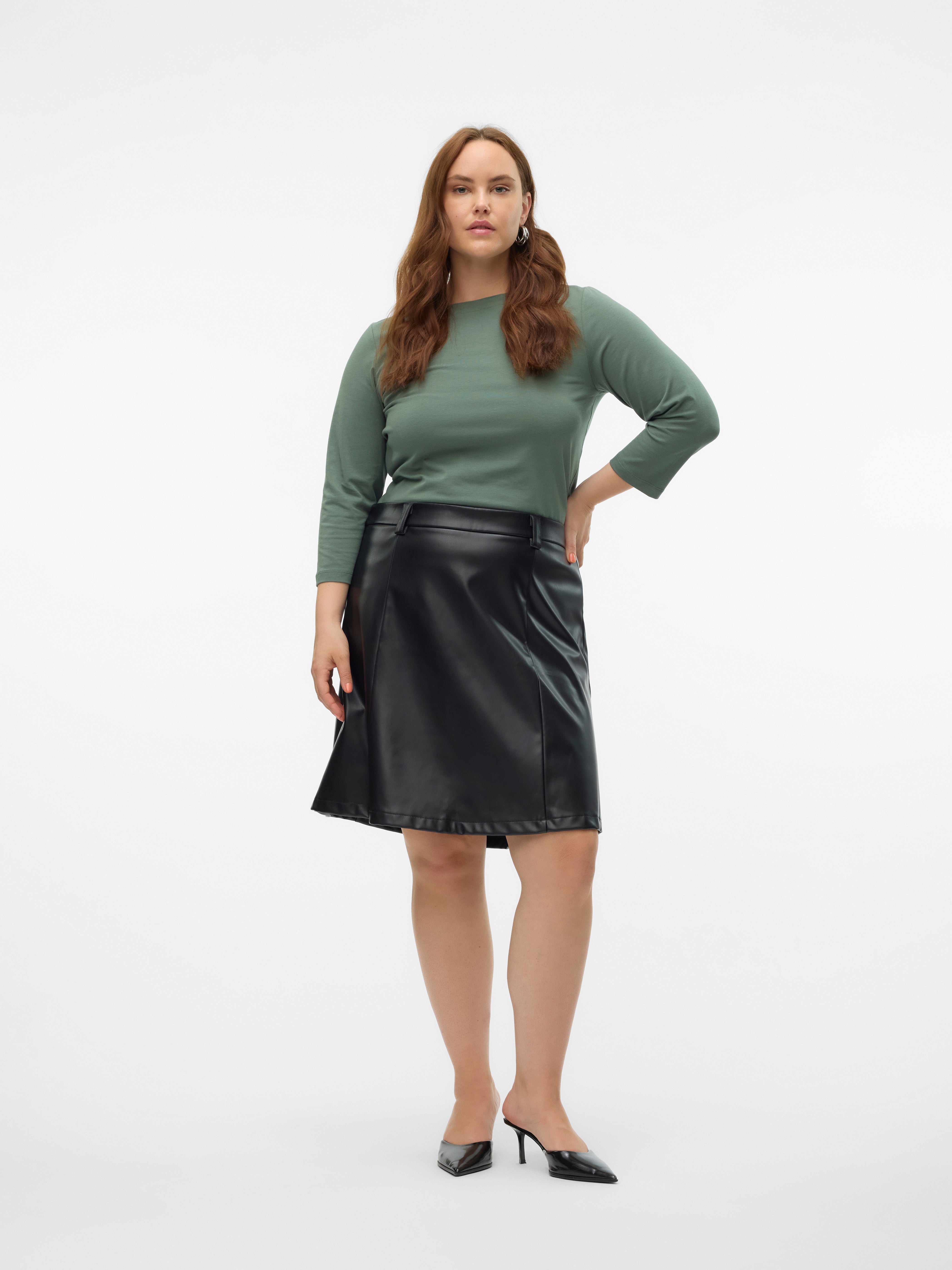 VMCSILLA Hohe Taille Kurzer Rock