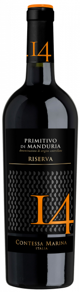 Contessa Marina Primitivo di Manduria DOC Riserva 14 Contessa Marina Italien  halbtrocken - 6er Karton