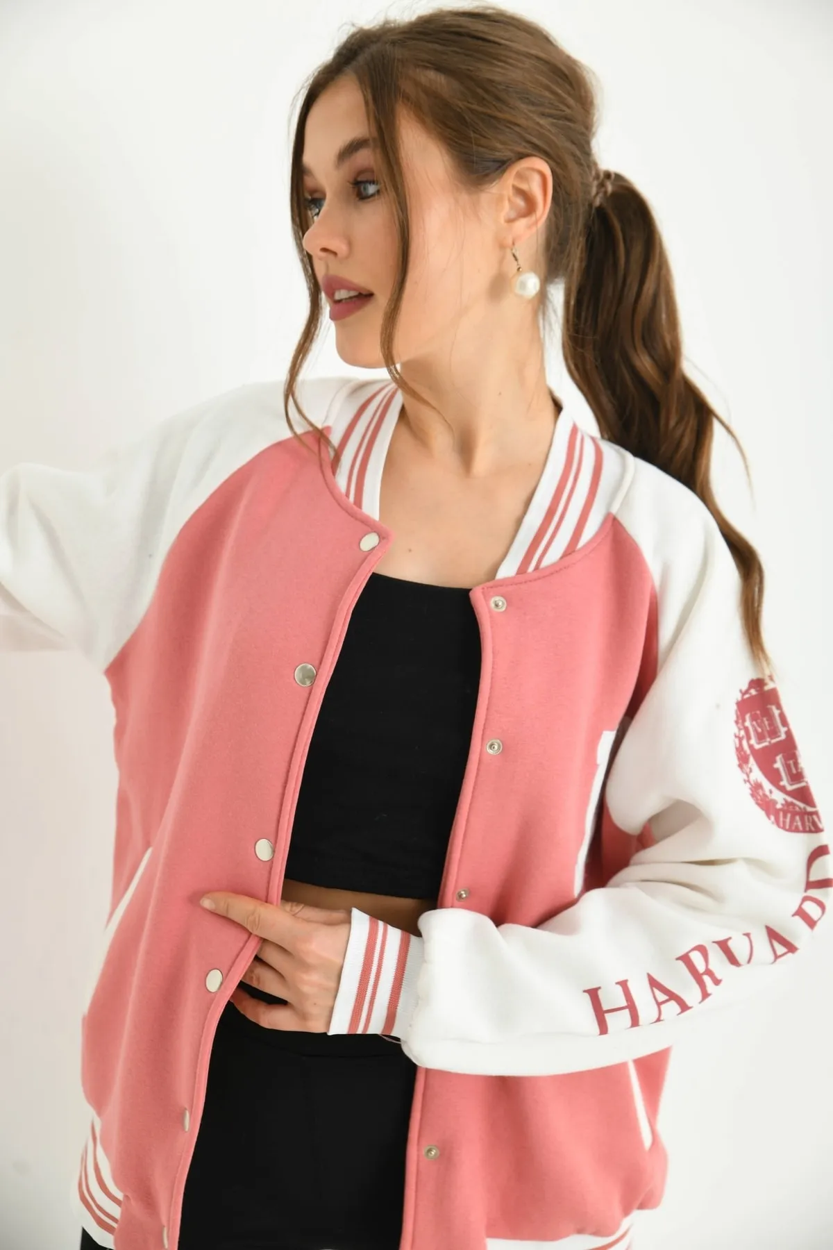 VOLT CLOTHİNG  Bedruckte Collegejacke für Unisex