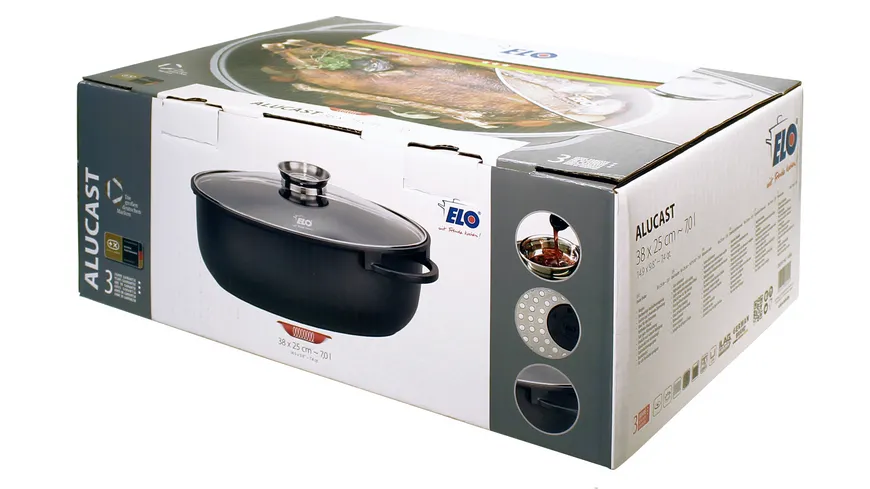 ELO Bräter Alucast oval
