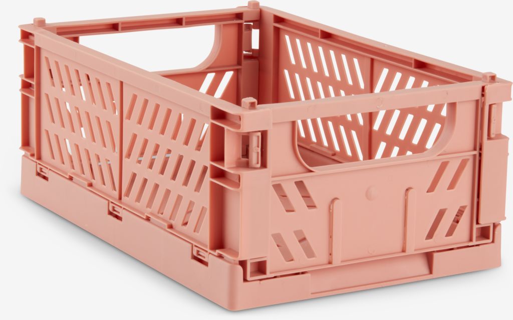 MILAS MILAS Korb B16xL25xH10cm faltbar Koralle