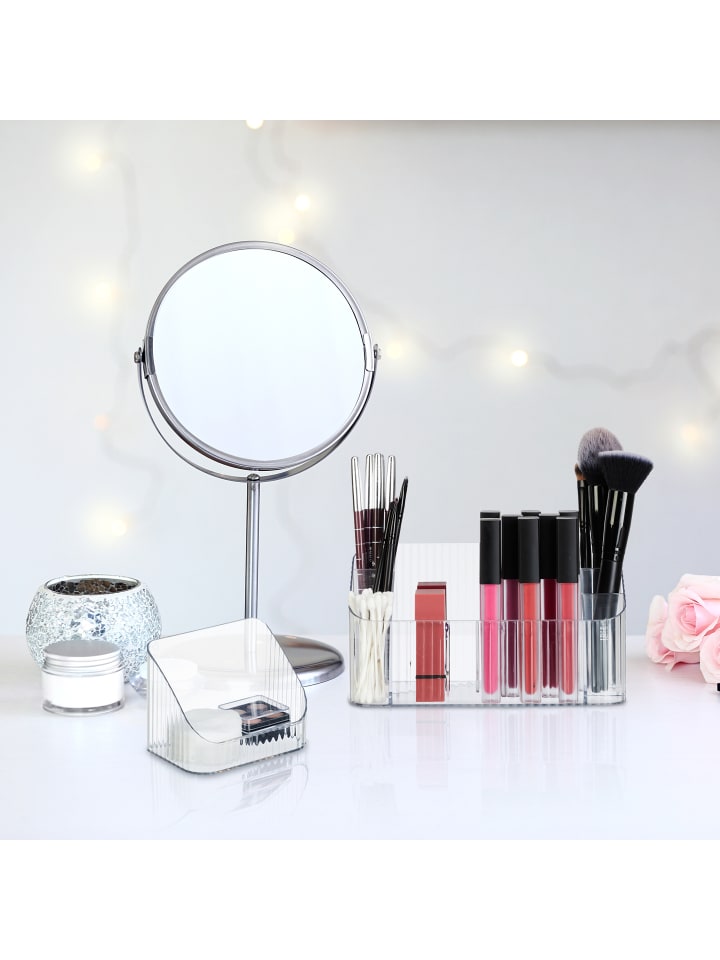 relaxdays 2 x Kosmetik Organizer in Transparent günstig kaufen onesize