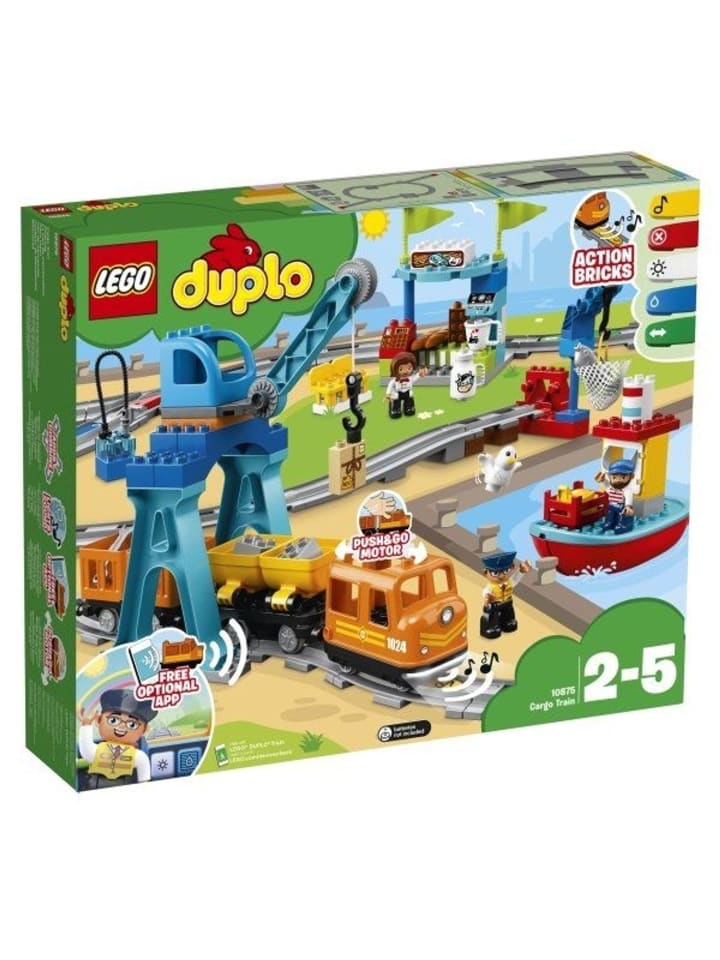 duplo LEGO® DUPLO® 10875 Güterzug, 105 Teile in Mehrfarbig ab 2 Jahre günstig kaufen onesize