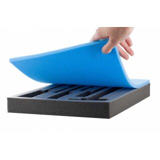 345mm x 275mm x 20mm Boden Shadownboard blau