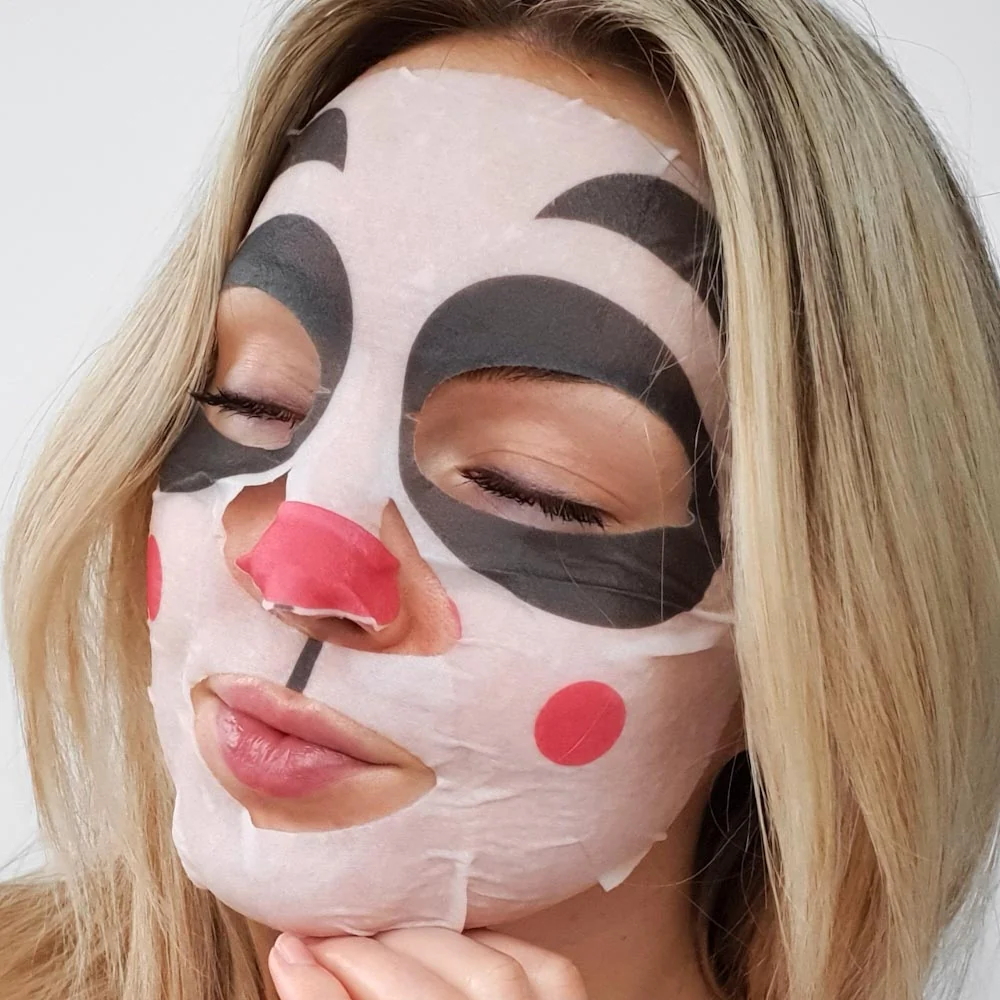Životinjska maska – Panda - Maska za lice protiv starenja