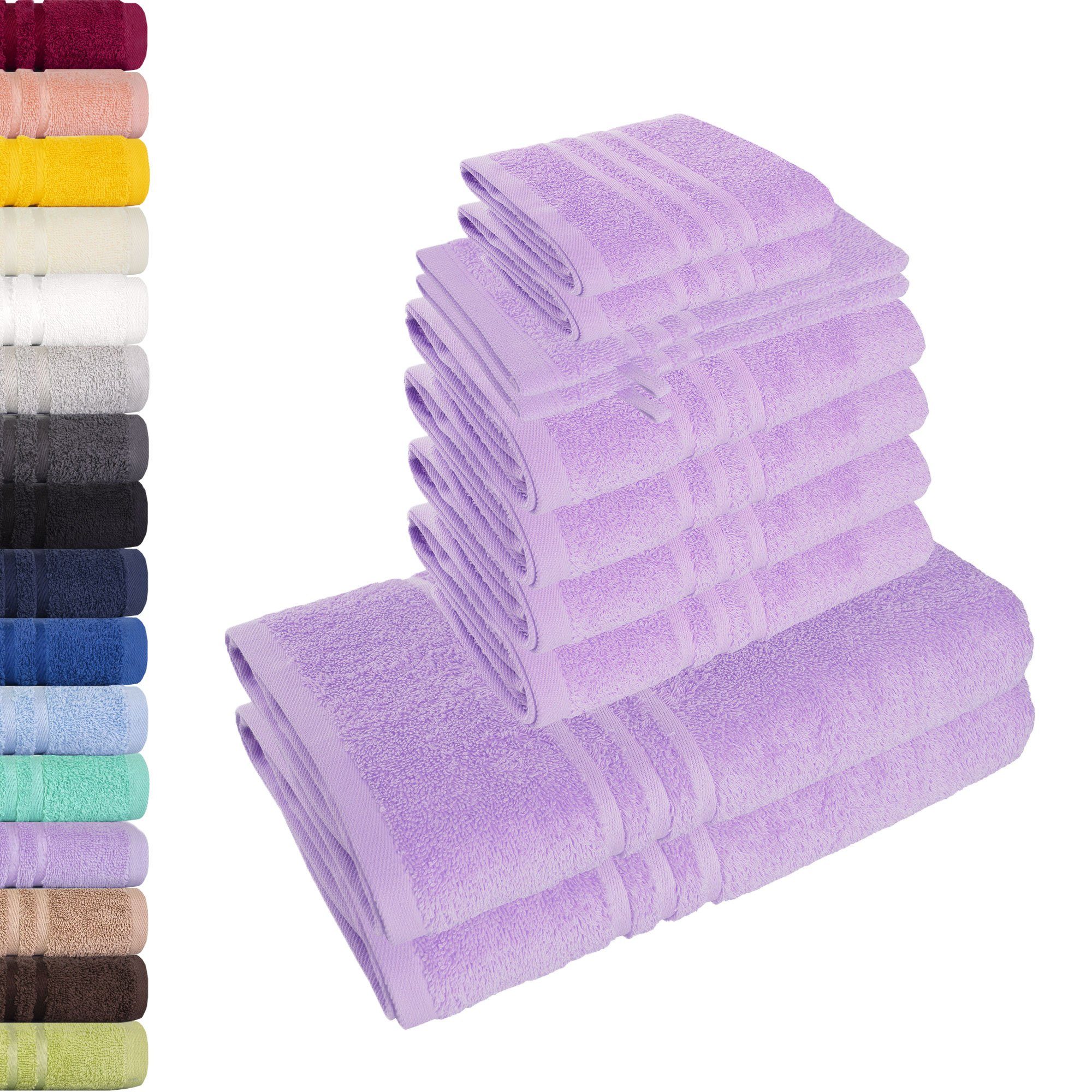 Lavea Handtuch Set Elena, (Set, 10-tlg)