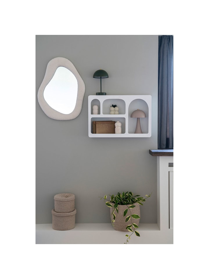 ebuy24 Spiegel Bosa Weiß 46,5 x 61 cm günstig kaufen onesize