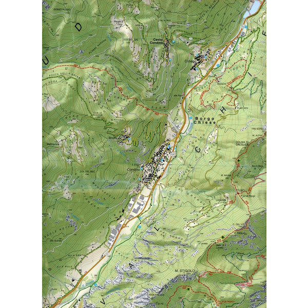 Tabacco Wandern 1 : 25 000 Prealpi Gardesane -Tremalzo Valle di Ledro-L.d'Idro - Wanderkarte