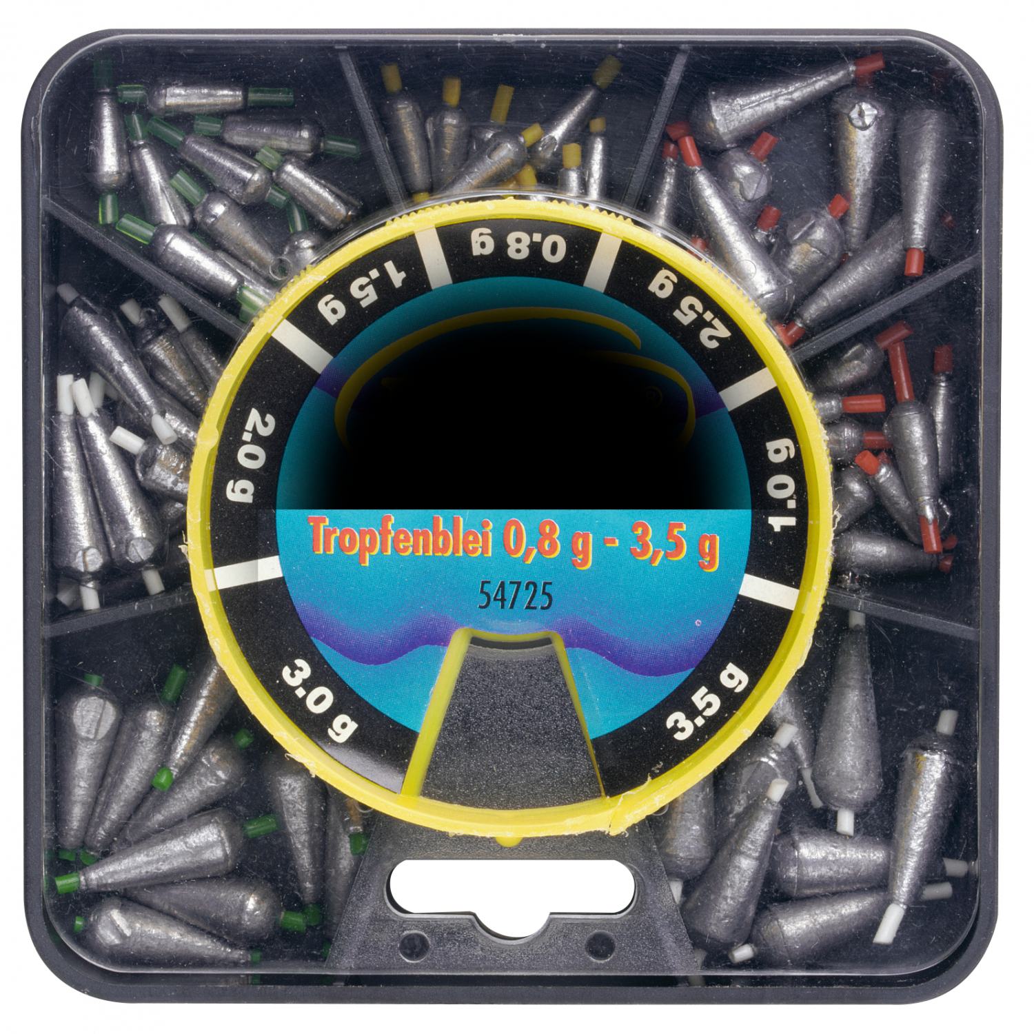 Perca Original Tropfenblei-Sortiment (0,8 - 3,5 g)
