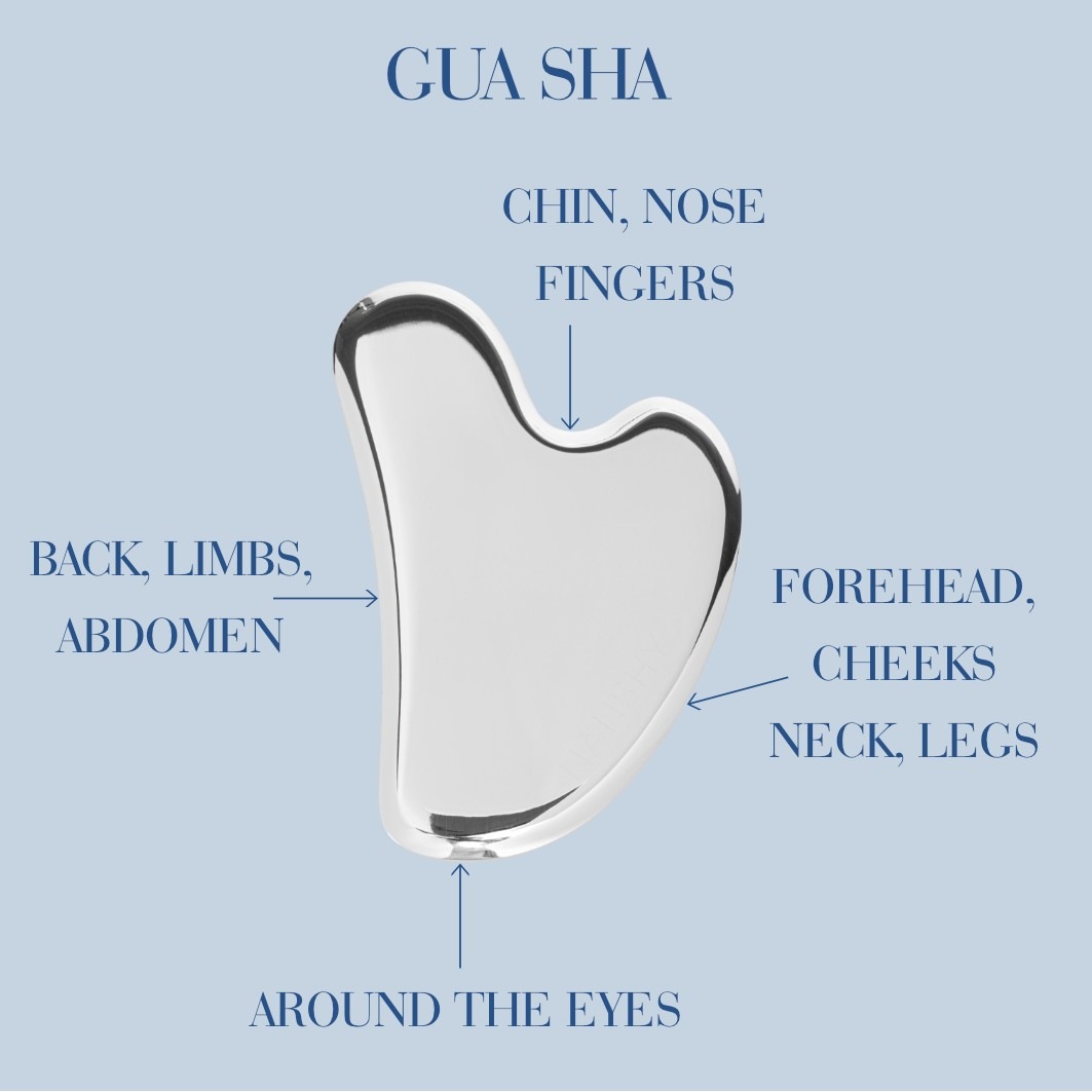 Gua Sha aus rostfreiem Stahl