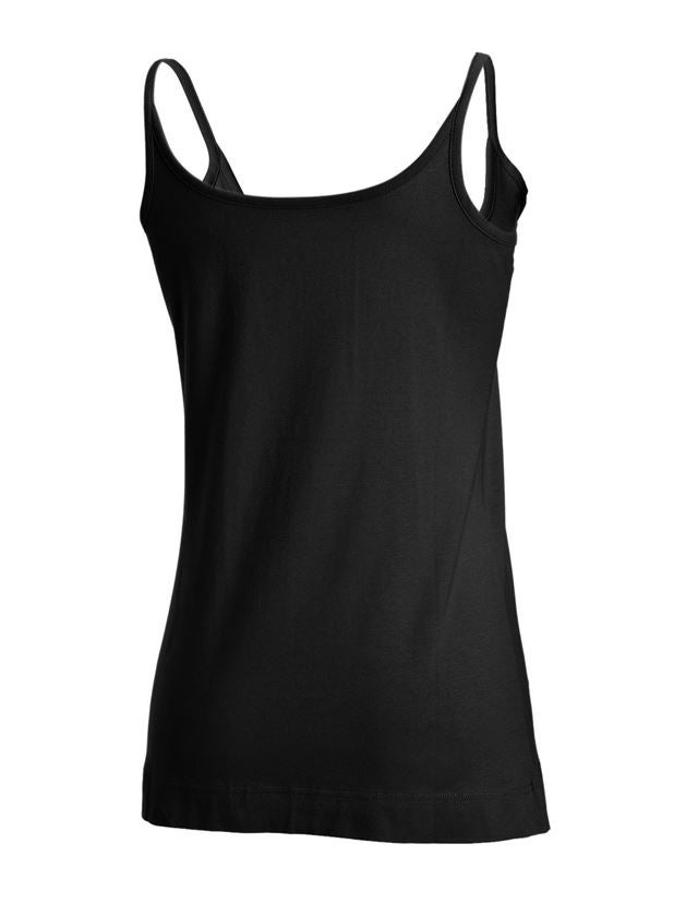 e.s. Spaghetti-Top cotton stretch, Damen