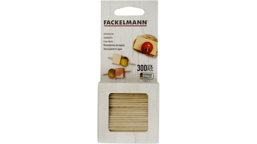 FACKELMANN Zahnstocher Bambus 6,8cm
