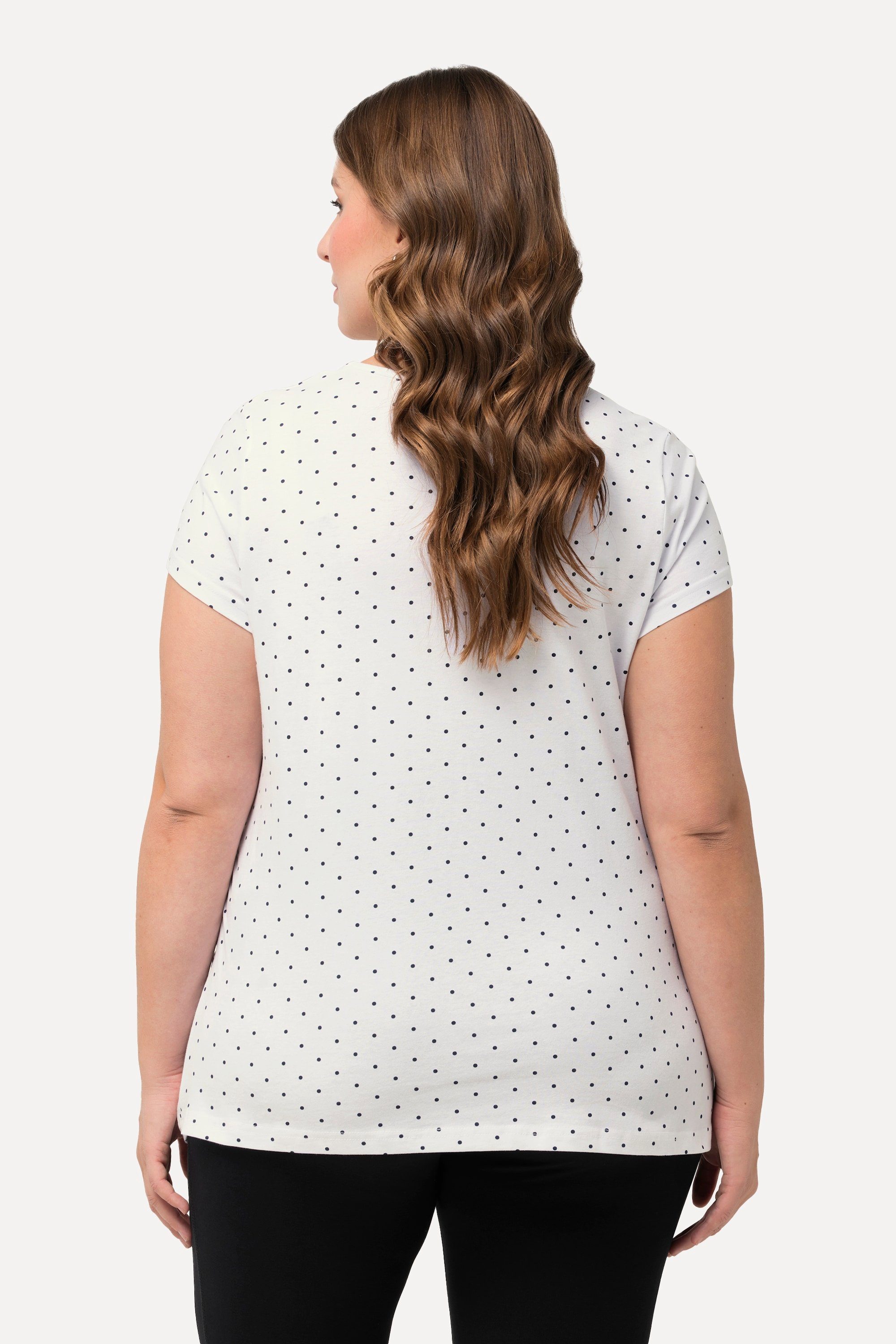 Ulla Popken Umstandsshirt Bellieva-T-Shirts 2er-Pack Rundhals Halbarm GOTS (2-tlg)