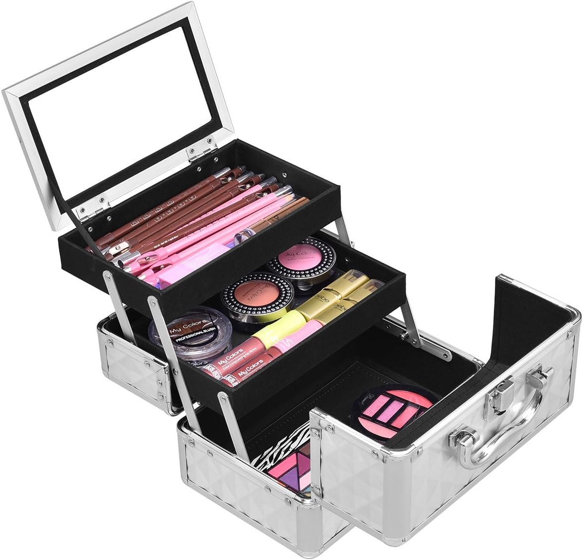 Costway COSTWAY Beauty Case Schminkkoffer Kosmetikkoffer
