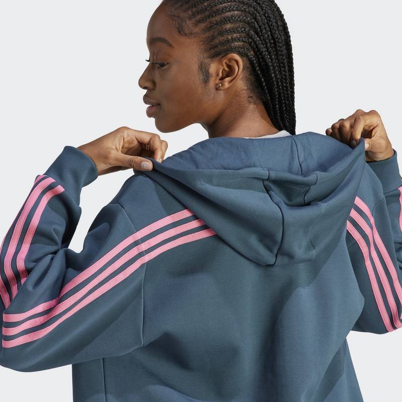 adidas Future Icons 3-Streifen Kapuzenjacke Sweatjacke Damen