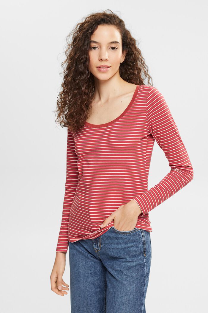 Longsleeve mit Streifenmuster
