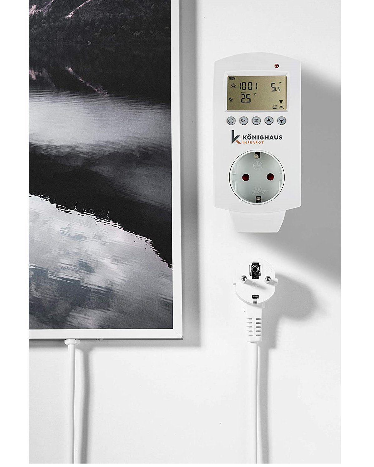 Könighaus Infrarotheizung Bild-Serie 1000W Smart, Made in Germany, angenehme Strahlungswärme, Smart Home