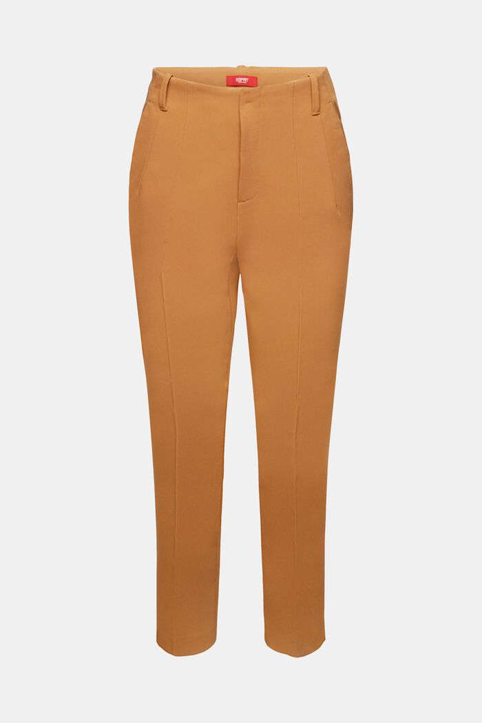 Chino mit hohem Bund und Abnähern