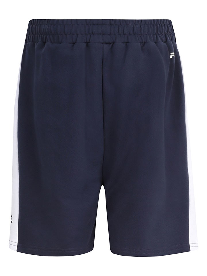 Fila Shorts in Dunkelblau/ Weiß günstig kaufen