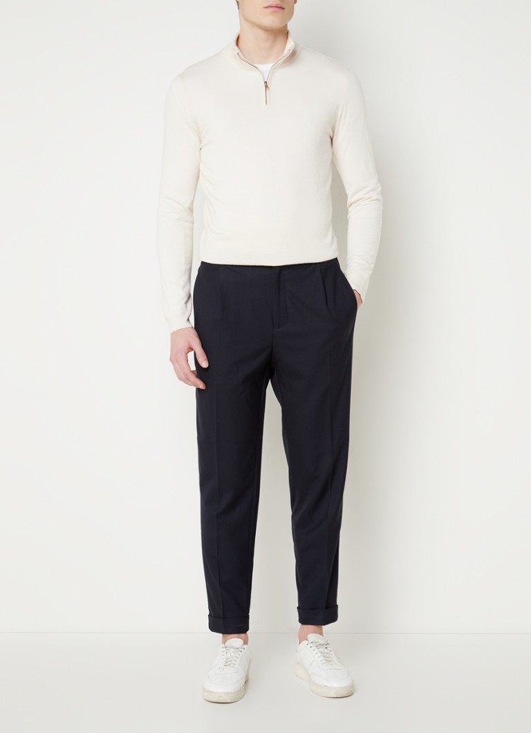 Pantaloni chino slim fit Reiss Brighton cu buzunare laterale