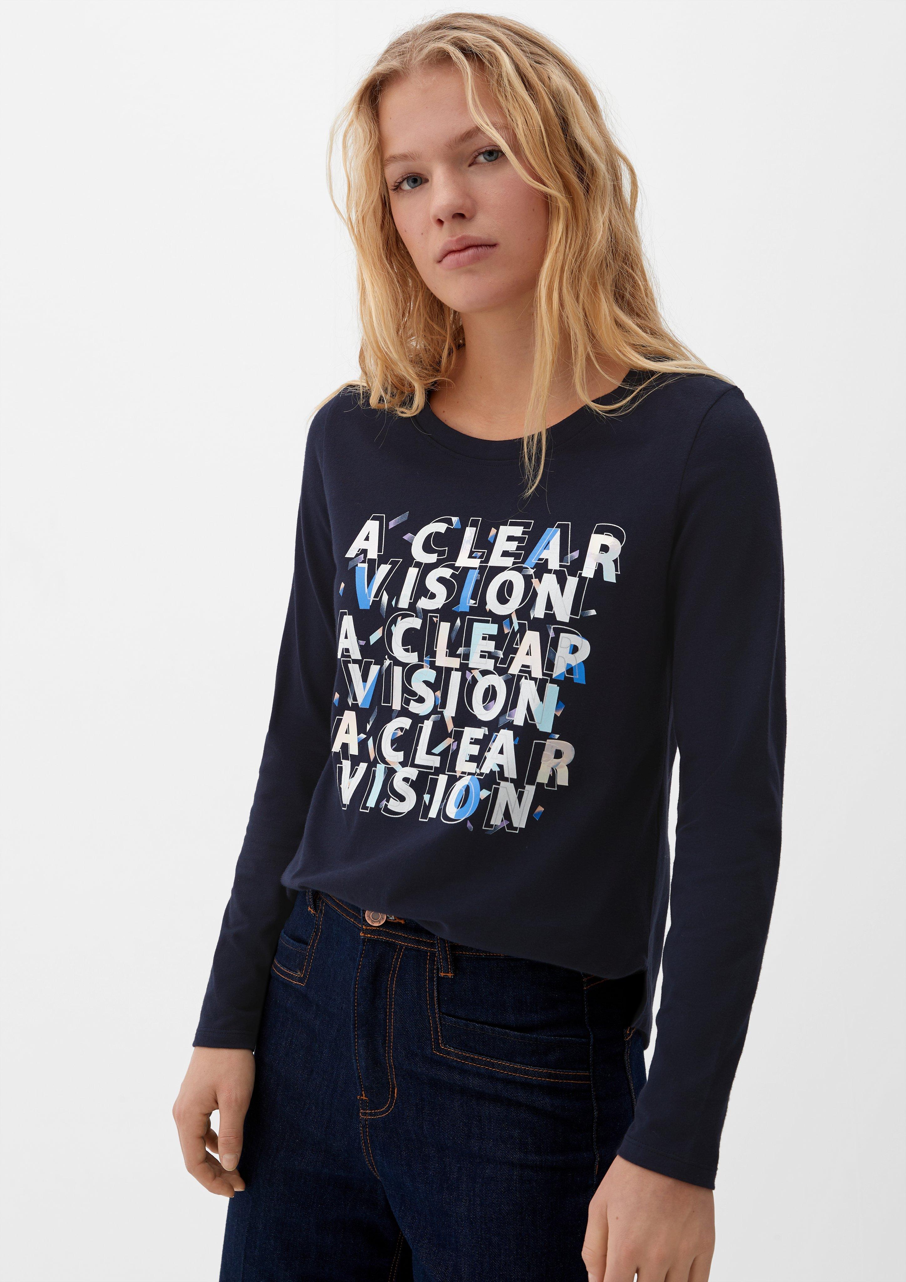Longsleeve mit Effektprint  2126452-59D1