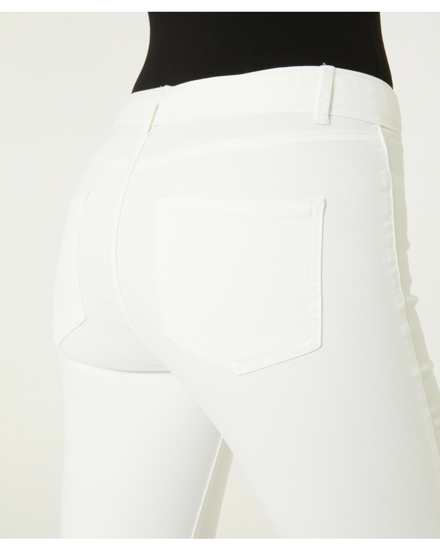 Weiße Twillhose
