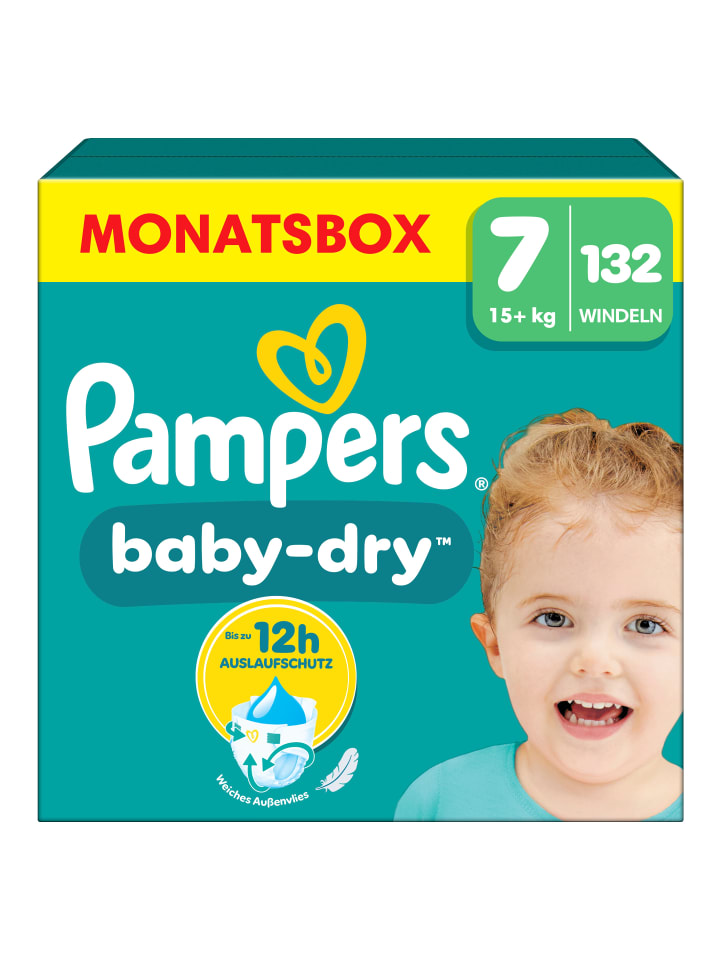 Pampers Pampers Baby-Dry Größe 7, 132 Windeln, 15kg  günstig kaufen 7