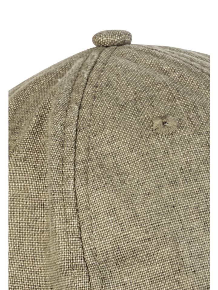 Camel Active Cap aus einem Baumwoll-Leinen-Mix in Grün günstig kaufen onesize