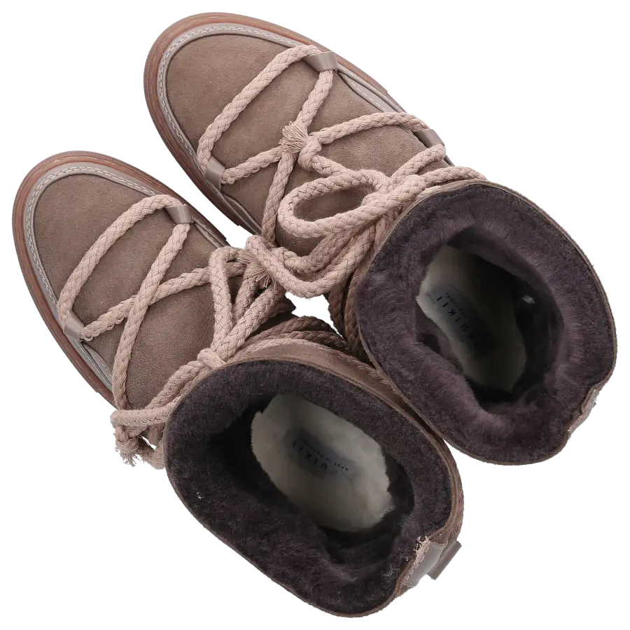 INUIKII - Snowboots CLASSIC Veloursleder - grau
