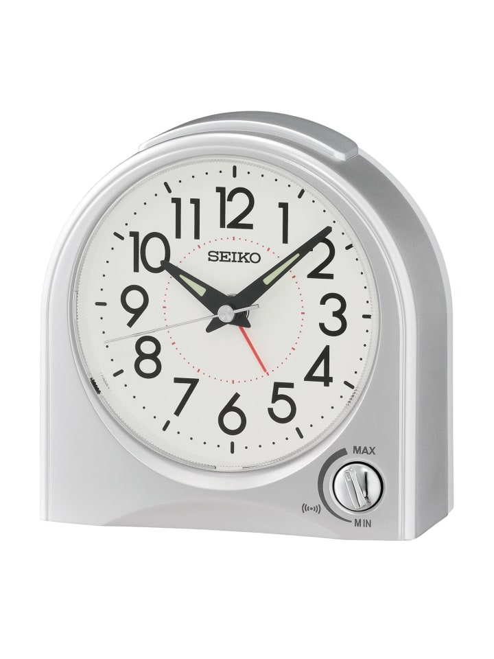 Seiko Quarz-Wecker Silberfarben günstig kaufen onesize