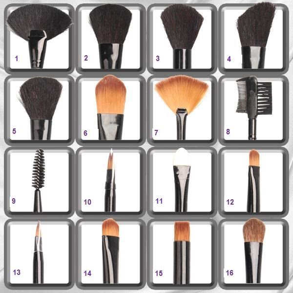 Technique PRO Komplettes Schminkpinsel-Set mit 32 Teile