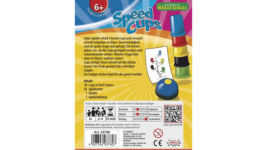 Amigo Spiele - Speed Cups