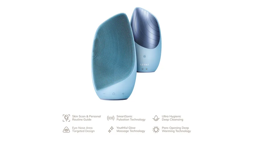GESKE Thermo Facial Brush 6 IN 1 aquamarine aquamarin