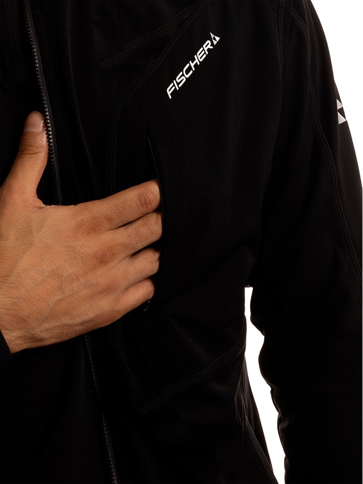 Fischer Fleecejacke in Schwarz günstig kaufen
