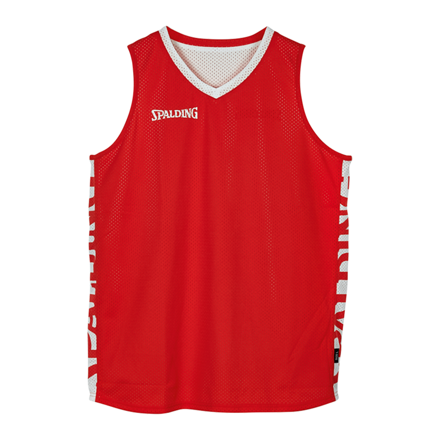 Spalding Essential Reversible Shirt Rot Weiss F03