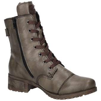 Rieker Schnürstiefelette in grün