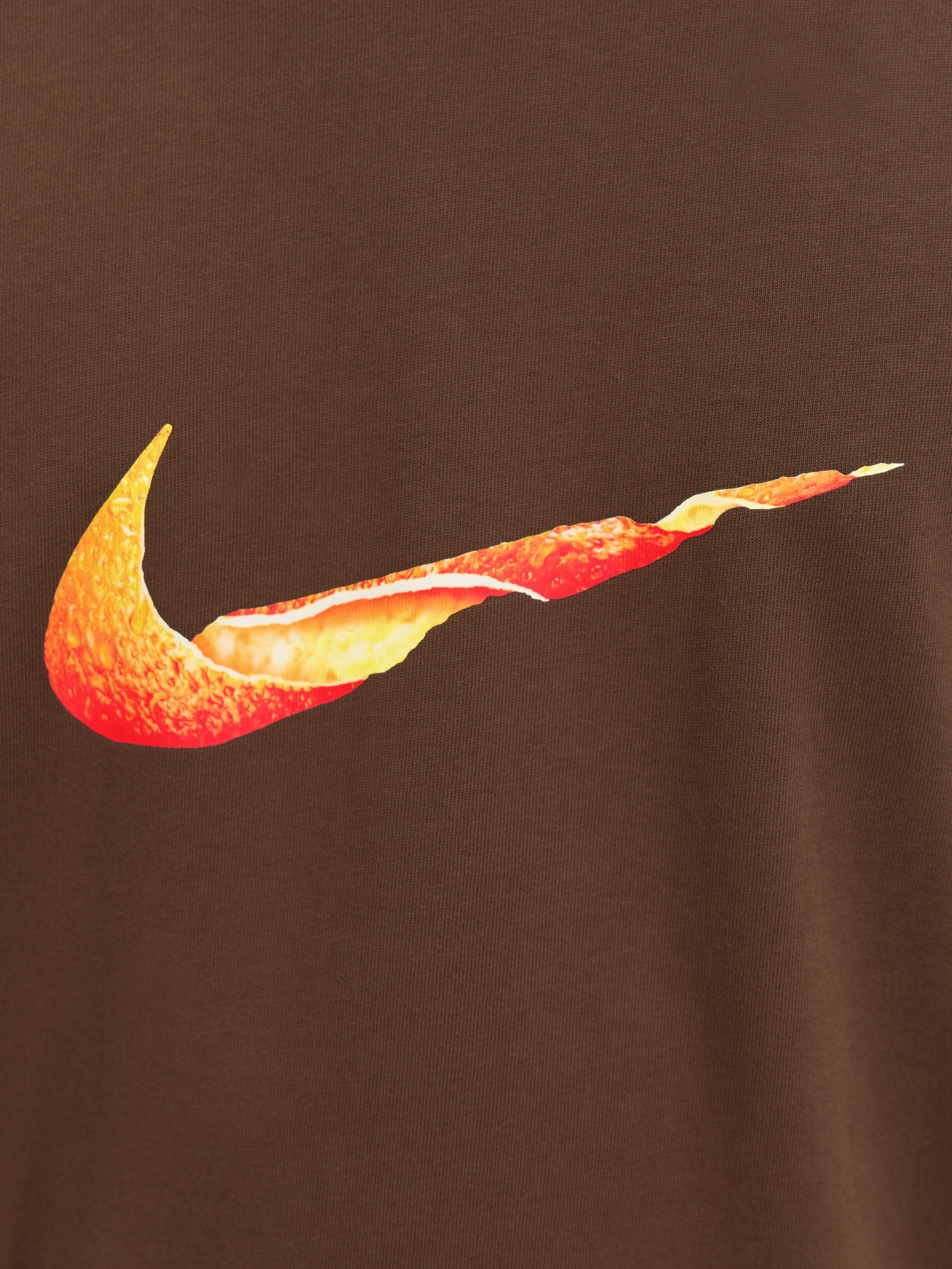 Le t-shirt manches longues orange JACQUEMUS + NIKE