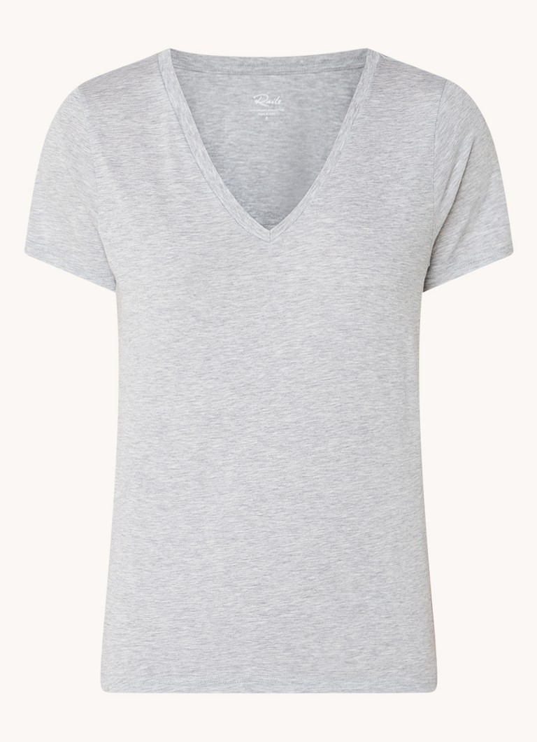 Rails organic cotton T-shirt with a melange design