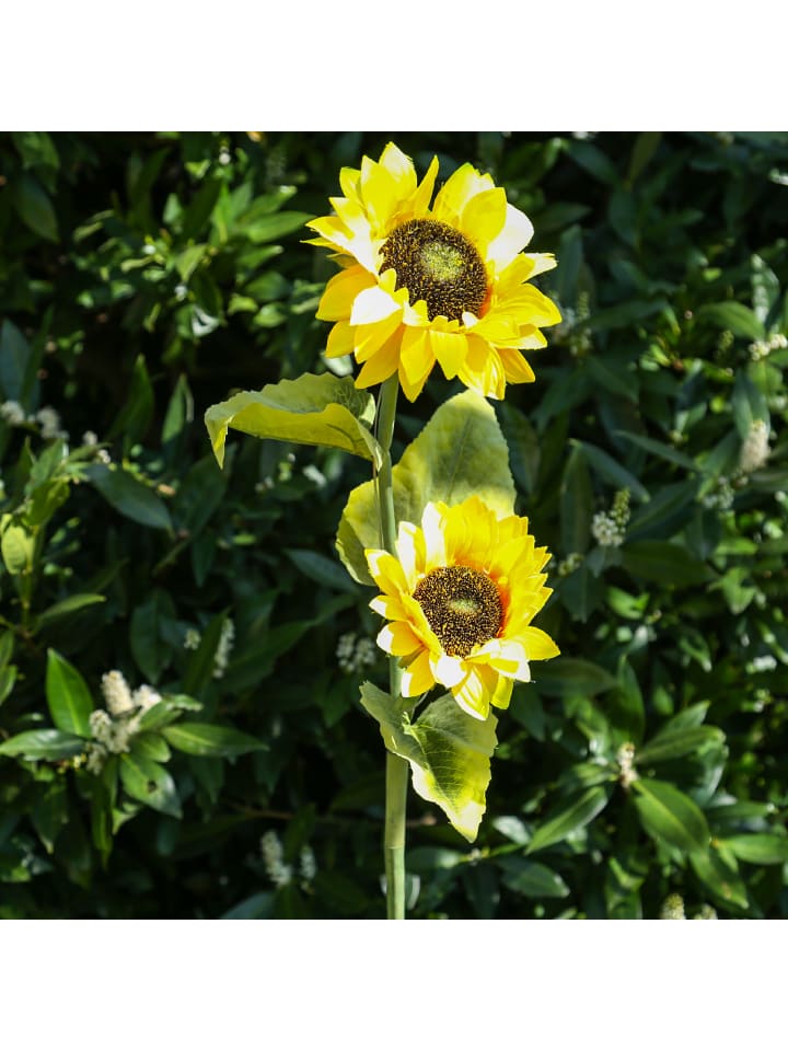 MARELIDA LED Solar Gartenstecker Sonnenblume in gelb - H: 1,25m günstig kaufen onesize