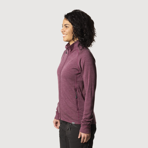 TEMPLET MIDLAYER JACKET W Damen - Wolljacke
