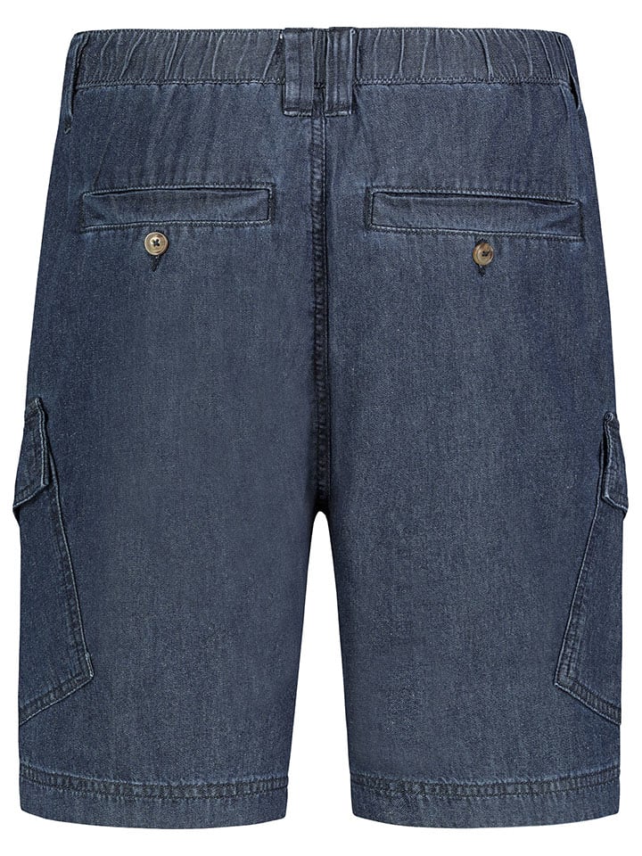 Authentic Style Jeans-Cargoshorts in Dunkelblau günstig kaufen