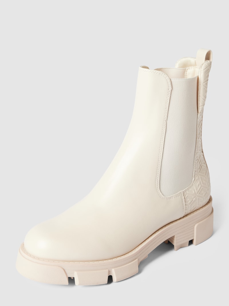 Chelsea Boots mit Label-Detail Modell 'MADLA' in beige