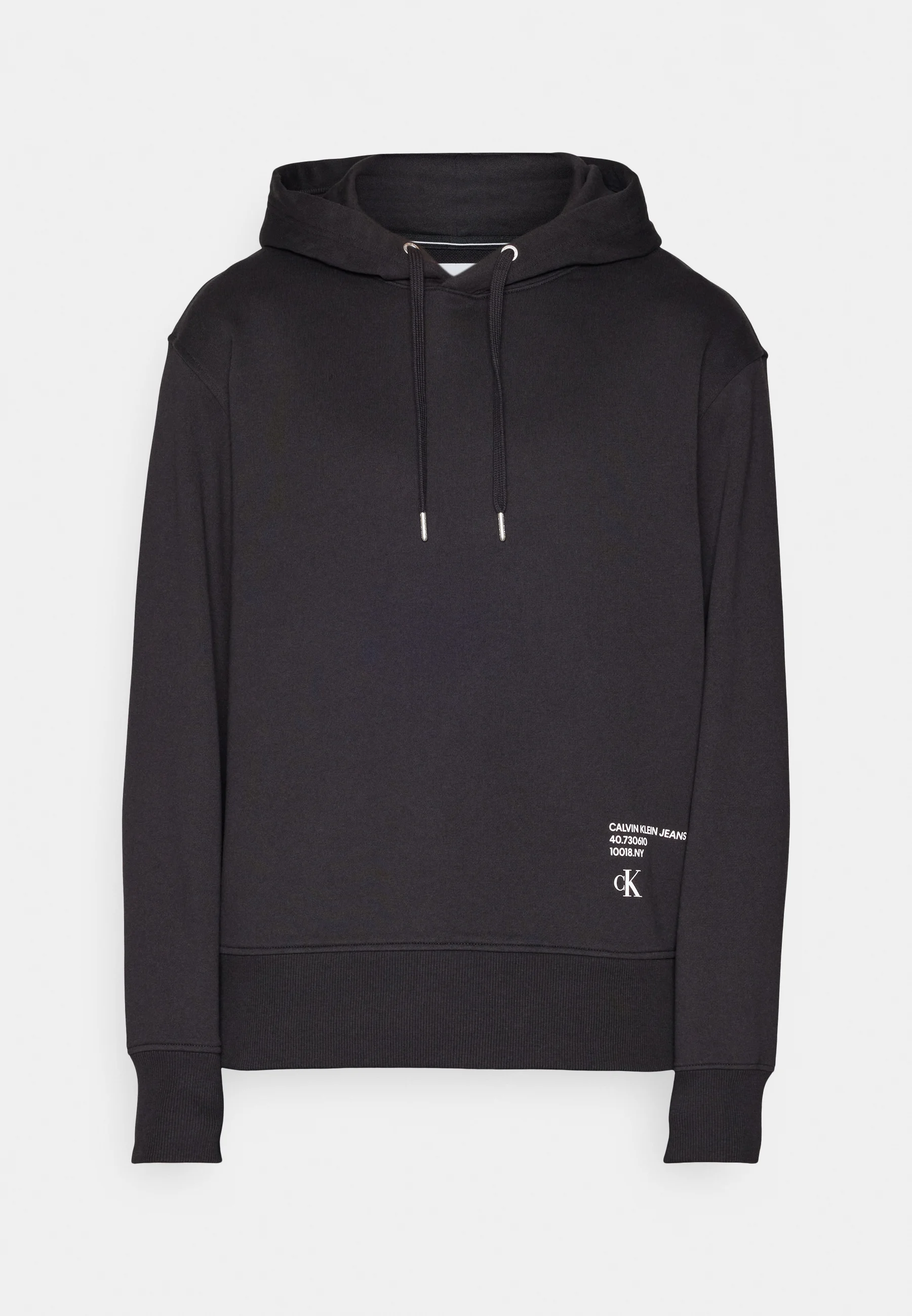 Sudadera con capucha de Calvin Klein Jeans con detalles de metales modernos apilados
