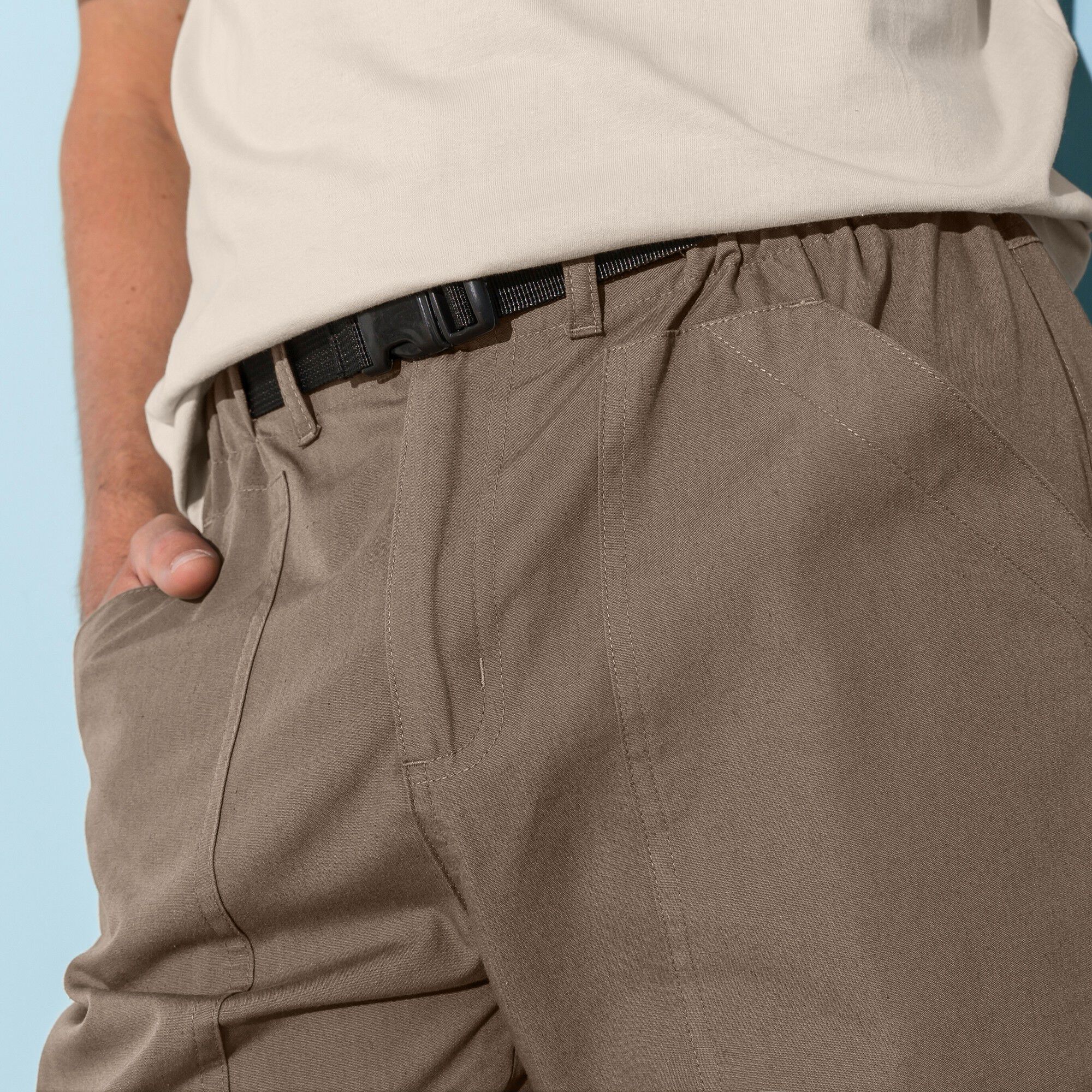 Pantacourt + ceinture assortie