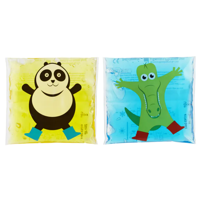 Compressa terapêutica Nexcare ColdHot Happy Kids, bolsa de gel reutilizável para frio e calor, 11x12cm