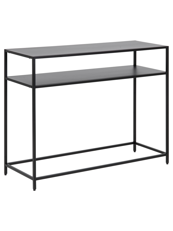 ebuy24 Konsolentisch  Newcastle Schwarz 100 x 35 cm günstig kaufen onesize