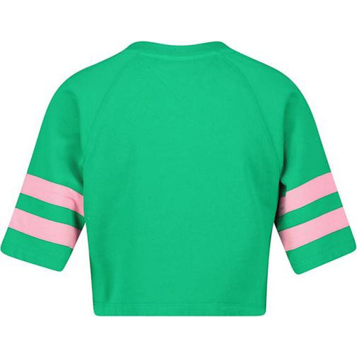 TOMMY-JEANS Damen Sweatshirt Kurzarm
