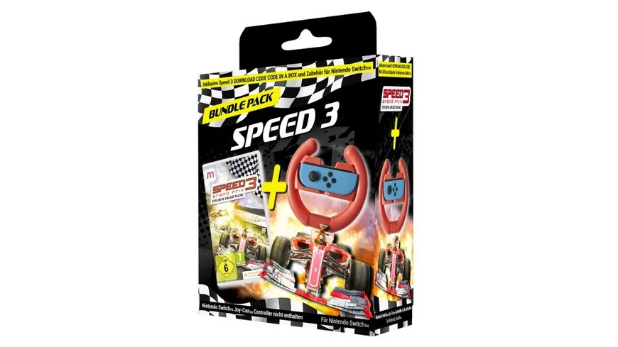 Speed 3 - Grand Prix Bundle Pack inkl. Racing Wheel